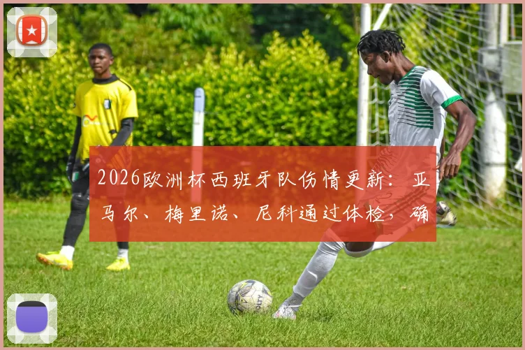 2026欧洲杯西班牙队伤情更新：亚马尔、梅里诺、尼科通过体检，确认可出战小组赛阶段